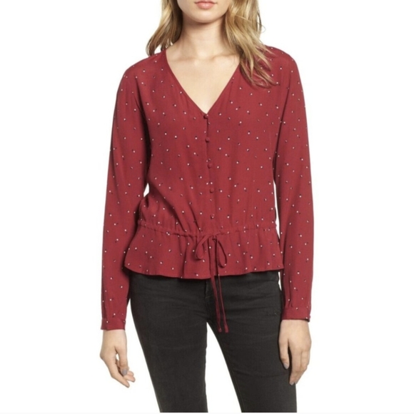 DISCOUNTED FINAL PRICE Rails Beaux Dot-Print Beaux Dot-Print NWT - Picture 1 of 11